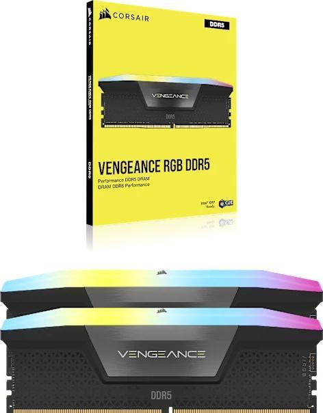 Actual product image Corsair Vengeance RGB (2 x 32GB, 6000 MHz, DDR5-RAM, U-DIMM)
