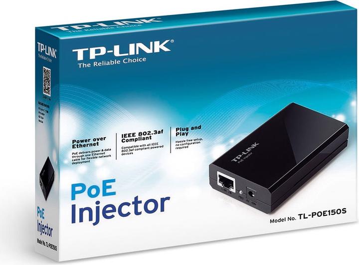 Image du produit TP-Link Tl-Poe150s (802.3af (PoE), 15.40 W)