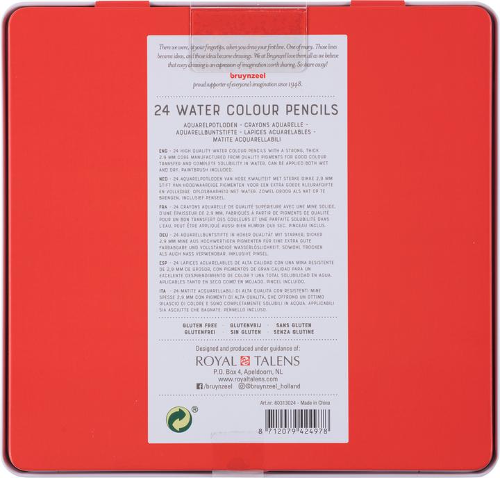 Produktbild Bruynzeel EXPRESSION - Aquarellfarbstifte (Mehrfarbig, 24 x)