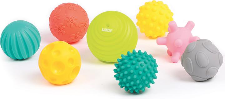 Actual product image LUDI Sensory Balls - 8 pcs. (LU30055)
