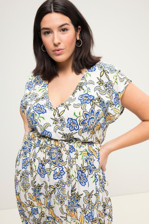Actual product image Studio Untold Maxikleid, Straight Fit, Blumenprint, elastische Taille (42, 44)