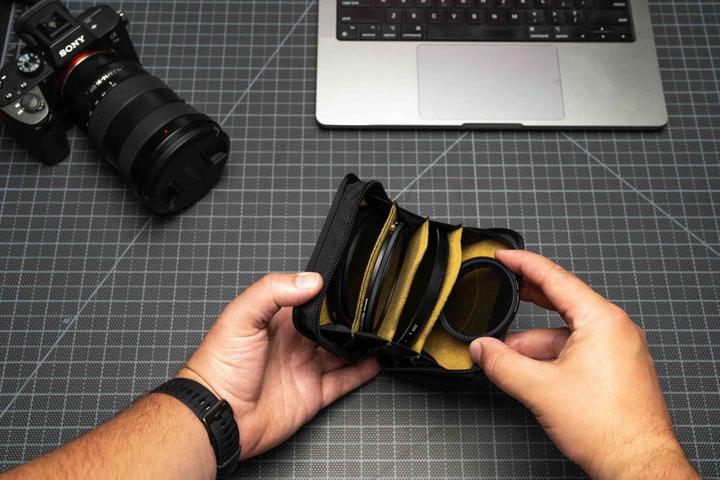 Actual product image Wandrd Lens Filter Case, Dallol Yellow (Camera case, 0.65 l)