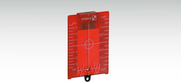 Actual product image Stabila Target plateZProt