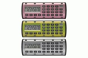 Actual product image HP Quick Calc calculator 3-pack magnetic (Batteries)