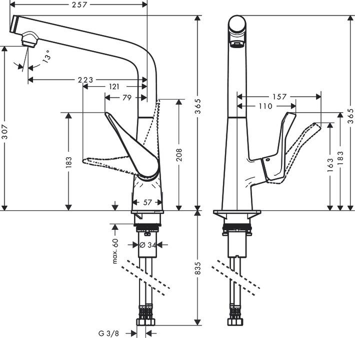 Image du produit hansgrohe Metris Select Chrome