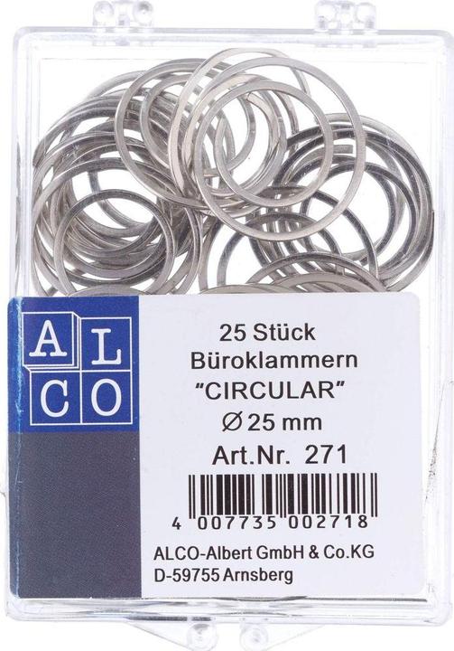 Actual product image Alco Paper clips (25x)