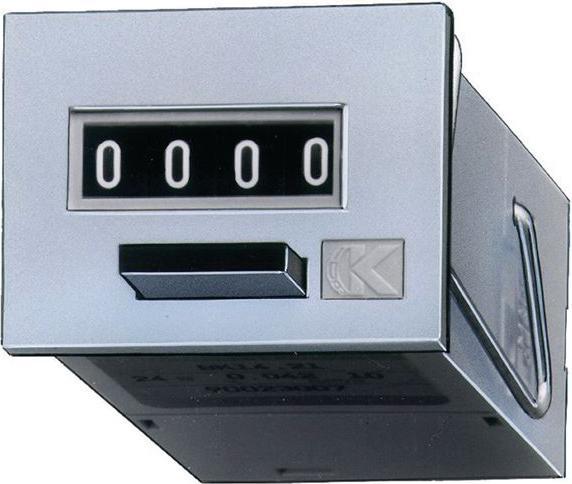 Actual product image Kübler Pulse counter, electromechanical analogue 4 digits 18Hz 230VAC