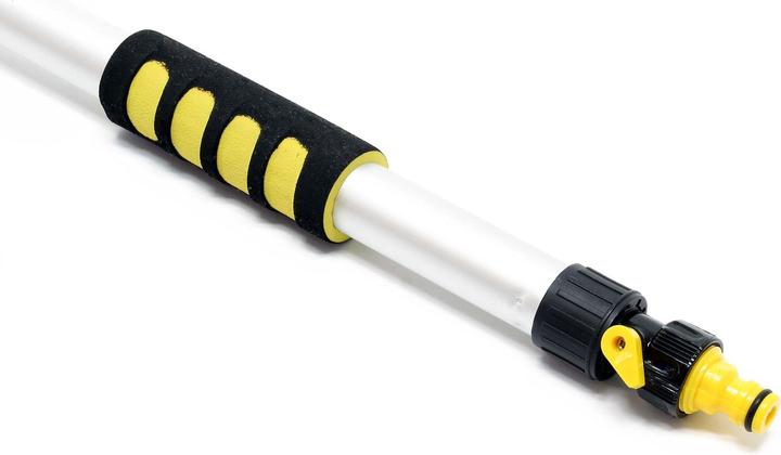 Actual product image Wiltec XPOtool 2in1 3D Teleskop Waschbürste 145-300cm Bürstenkopf Schwamm Abzieher