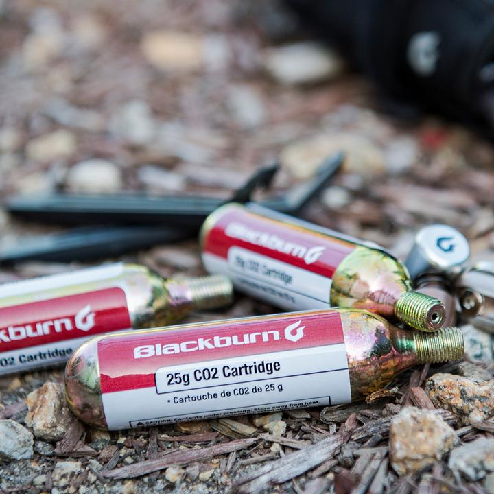 Actual product image Blackburn 25G CO2 3 Pack Cartridges (Replacement CO2 cartridges)