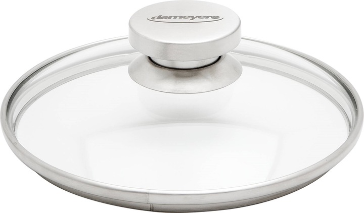 Productafbeelding Demeyere Glazen deksel met roestvrijstalen ring 24cm (24 cm, Metaal, Glas)
