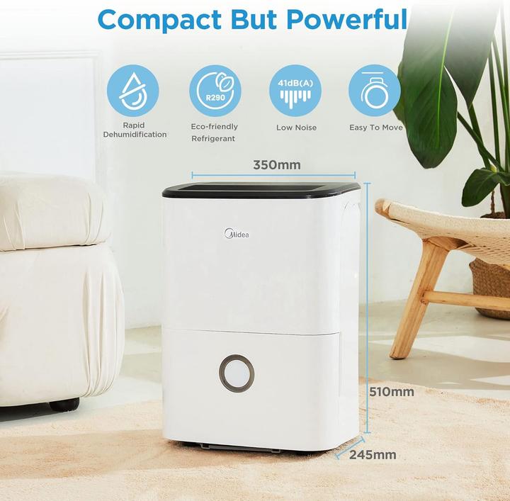 Image du produit Midea DF-20DEN7-WF (40 m², 20 l/24h)