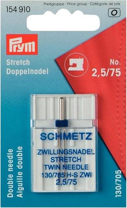 Prym Sewing machine needle stretch no. 75 double, 1 piece