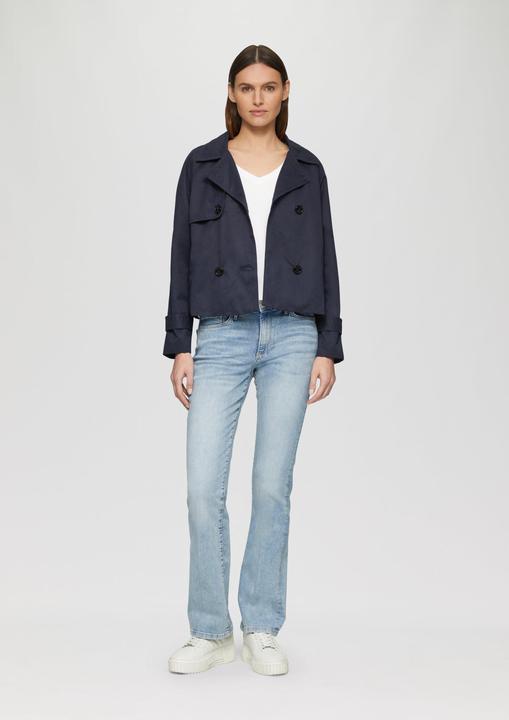 Produktbild S.Oliver T-Shirt Jerseyshirt mit V-Ausschnitt und 3/4-Ärmeln (34)