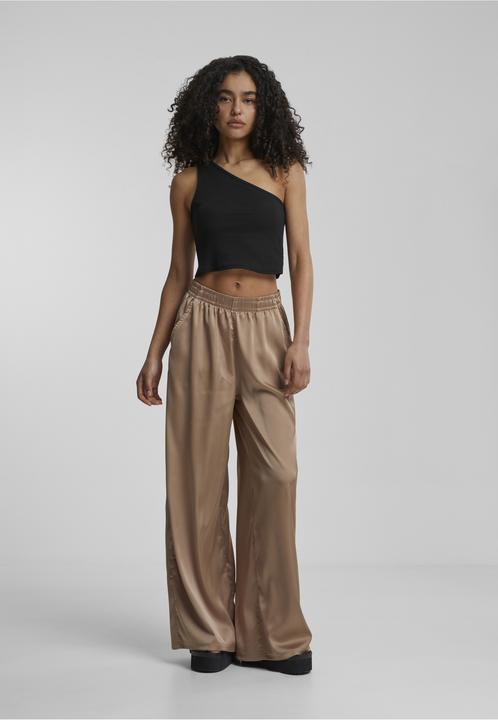 Actual product image Urban Classics Ladies Cropped Asymmetric Top (L)