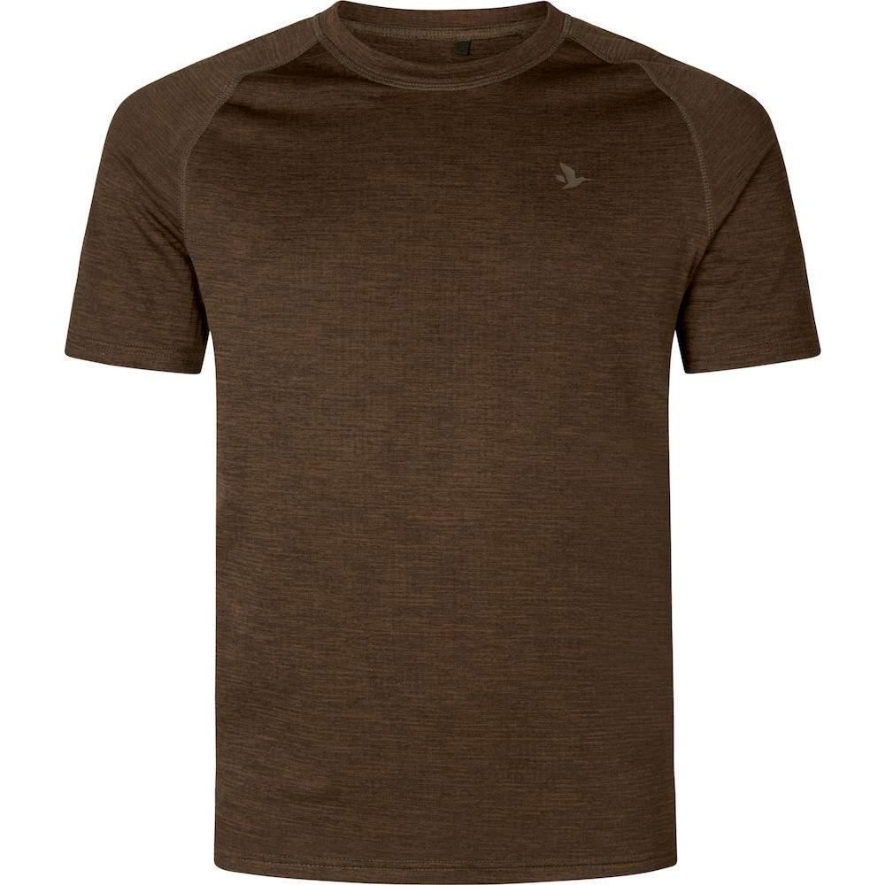 Seeland, Herren, Sportshirt, Active T-Shirt (L), Braun, L