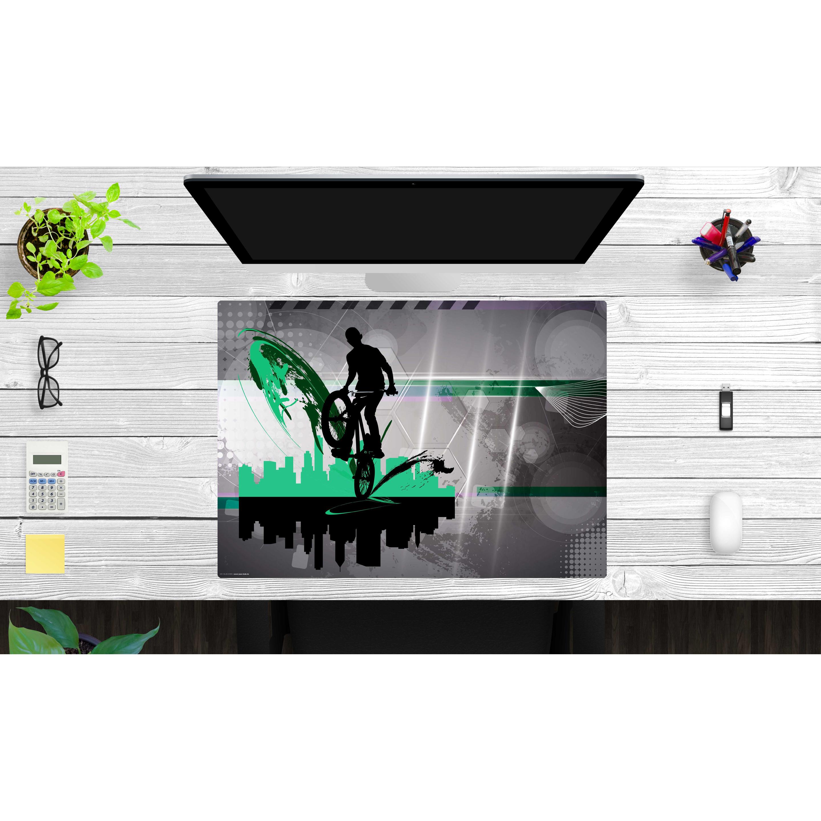 Thumbnail - CoverYourDesk, Unterlage, Schreibtischunterlage City Mountainbike
