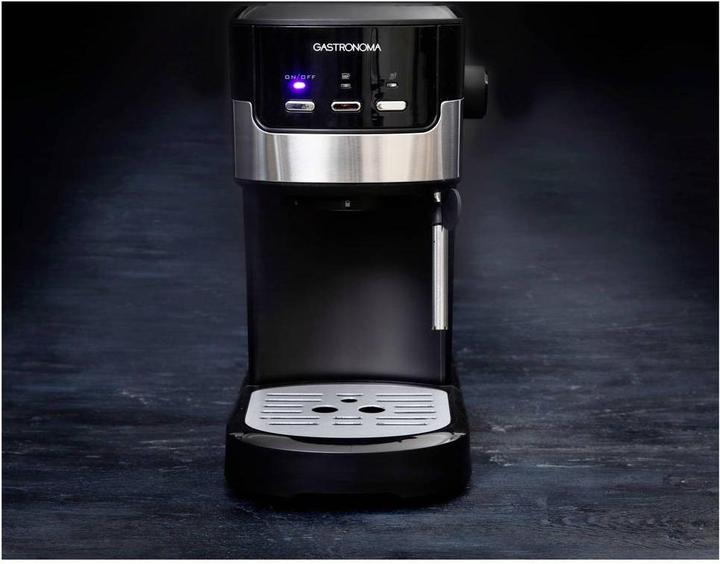 Produktbild Gastronoma -Kolbenmaschine - Espresso -Kaffeemaschine mit gemahlenen Bohnen und Milchfrother - 18110