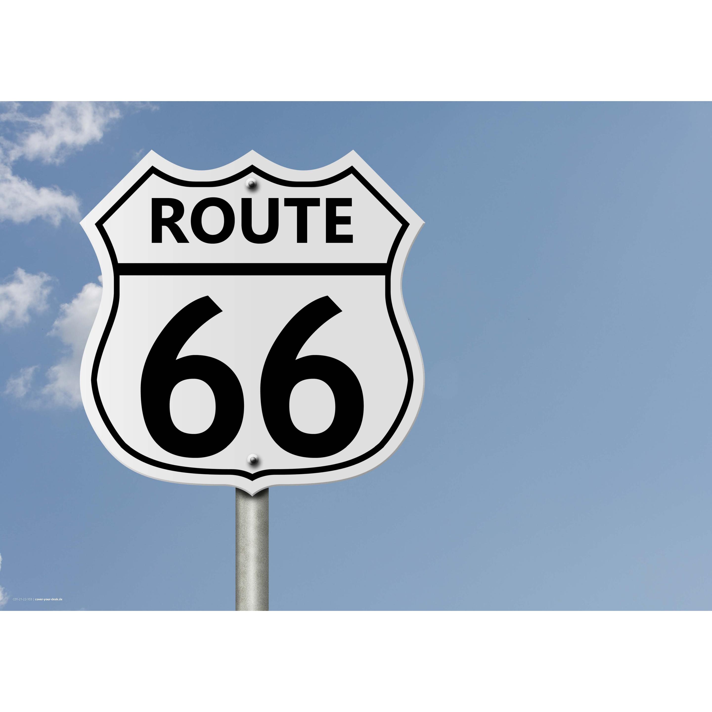 CoverYourDesk, Unterlage, Schreibtischunterlage Route 66 USA-Roadtrip