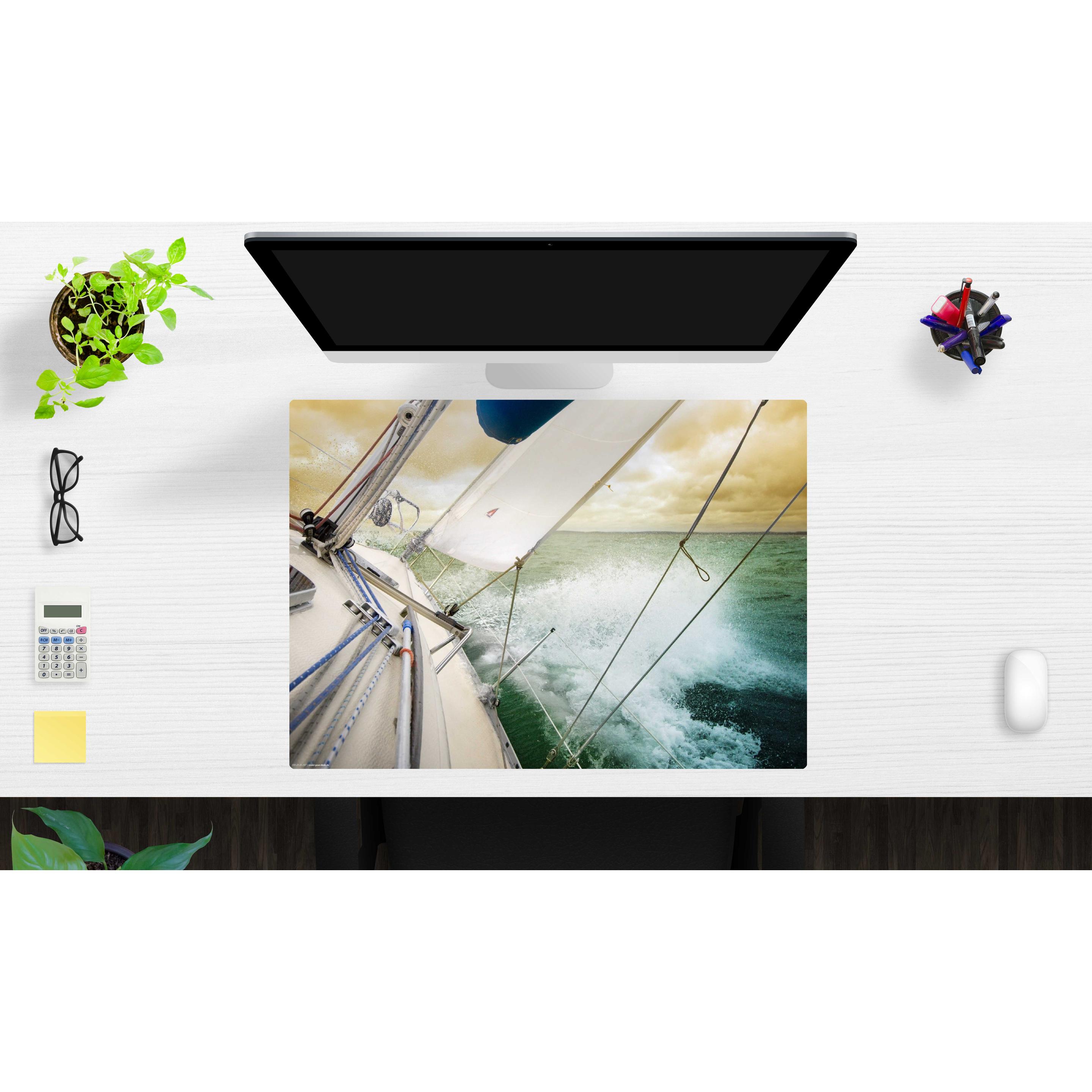 Thumbnail - CoverYourDesk, Unterlage, Schreibtischunterlage Regatta-Segelboot