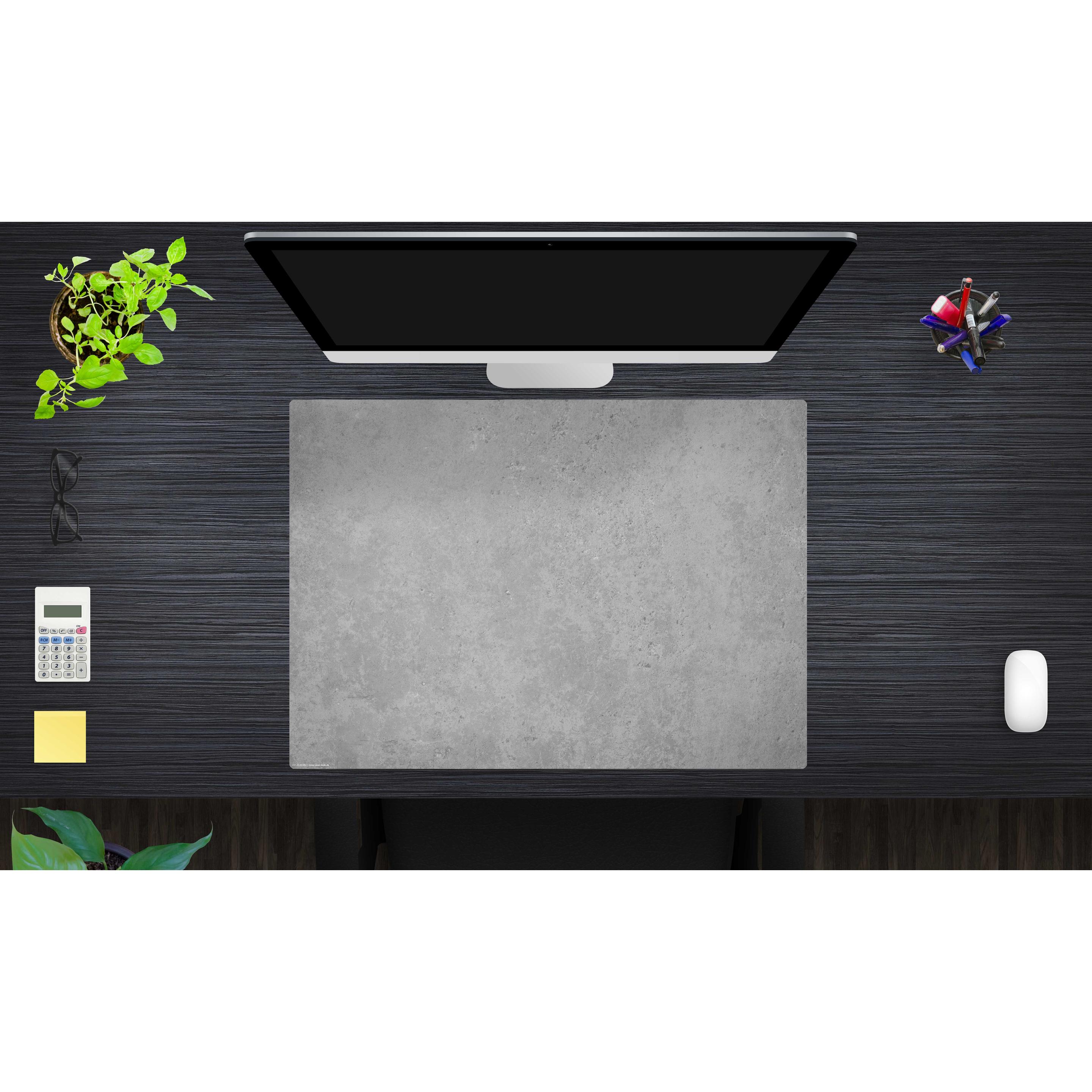 Thumbnail - CoverYourDesk, Unterlage, Schreibtischunterlage Betonoptik dunkel