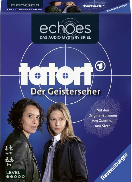 Productafbeelding Ravensburger echoes Tatort Der Geisterseher - Gesellschaftsspiel & Brettspiel ab 14 Jahre (Duits)