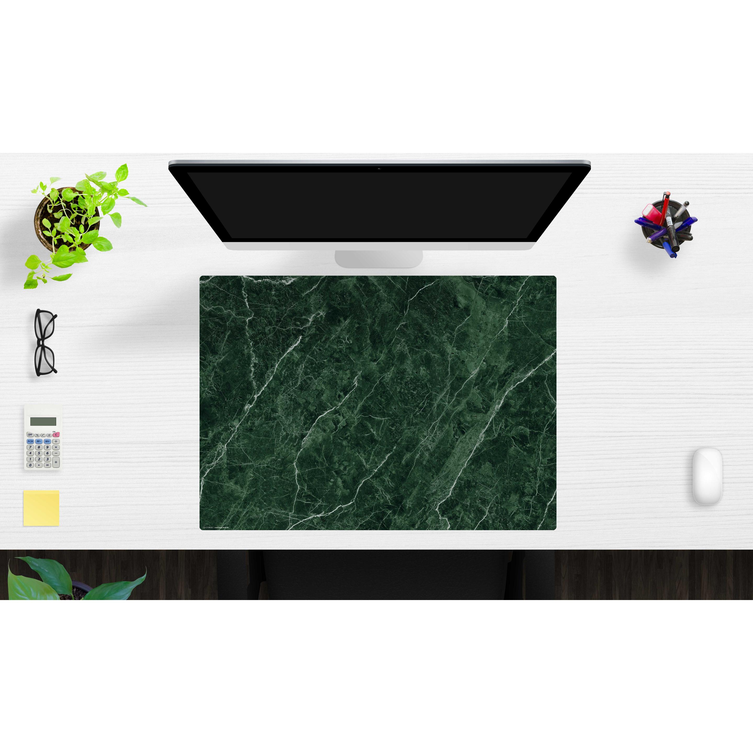 Thumbnail - CoverYourDesk, Unterlage, Schreibtischunterlage Edler Grüner Marmor