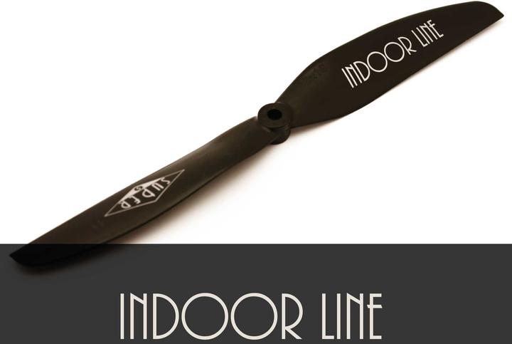 Actual product image Super indoor line 5x4", 13x10 cm black 1stk. propeller