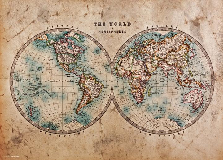 Produktbild CoverYourDesk Schreibtischunterlage Historische Weltkarte