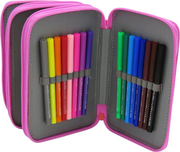 Image du produit CyP Brands Pepa Pig trousse à crayons à trois compartiments