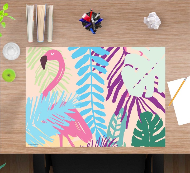 Produktbild CoverYourDesk Schreibtischunterlage Flamingo