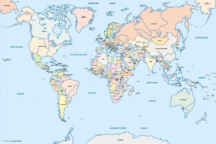 CoverYourDesk World map children