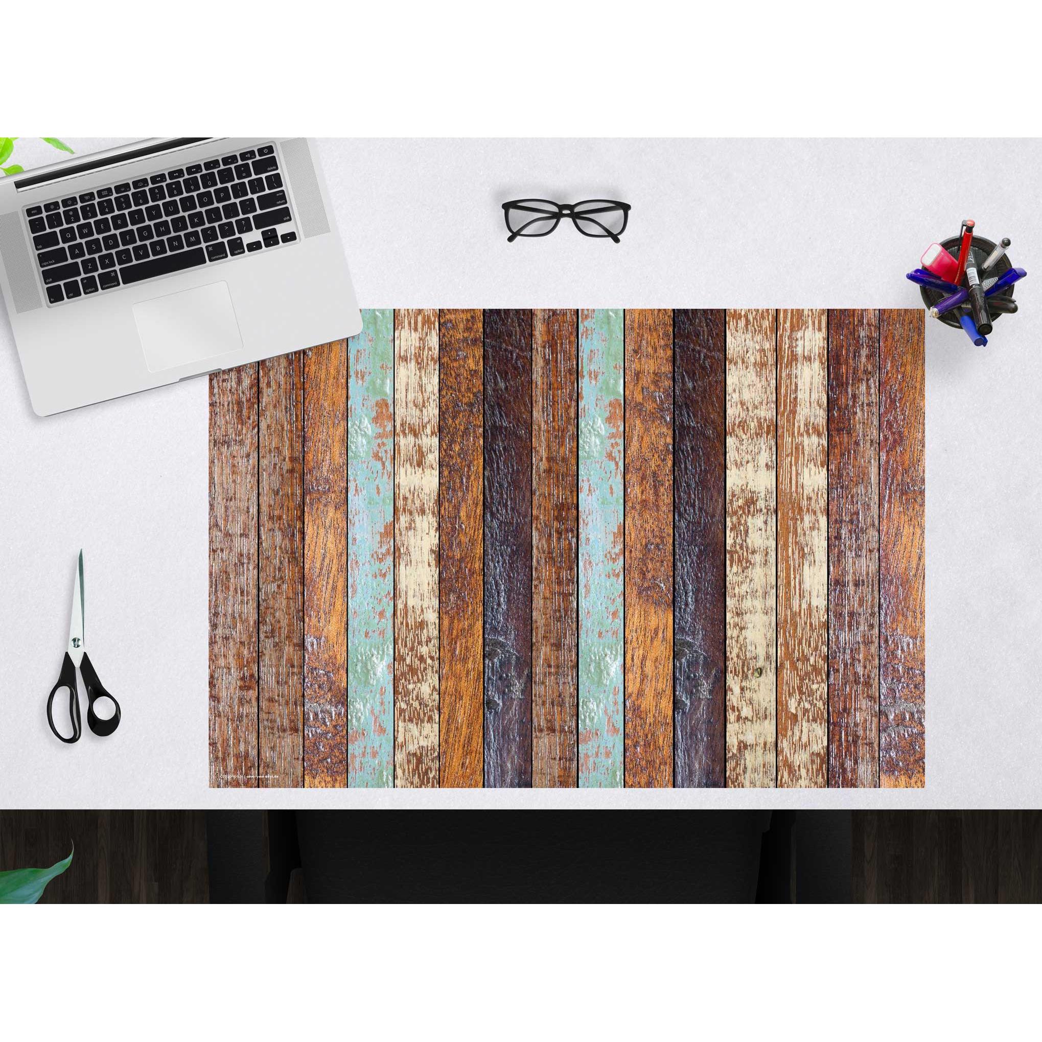Thumbnail - CoverYourDesk, Unterlage, Schreibtischunterlage Holzoptik gestreift