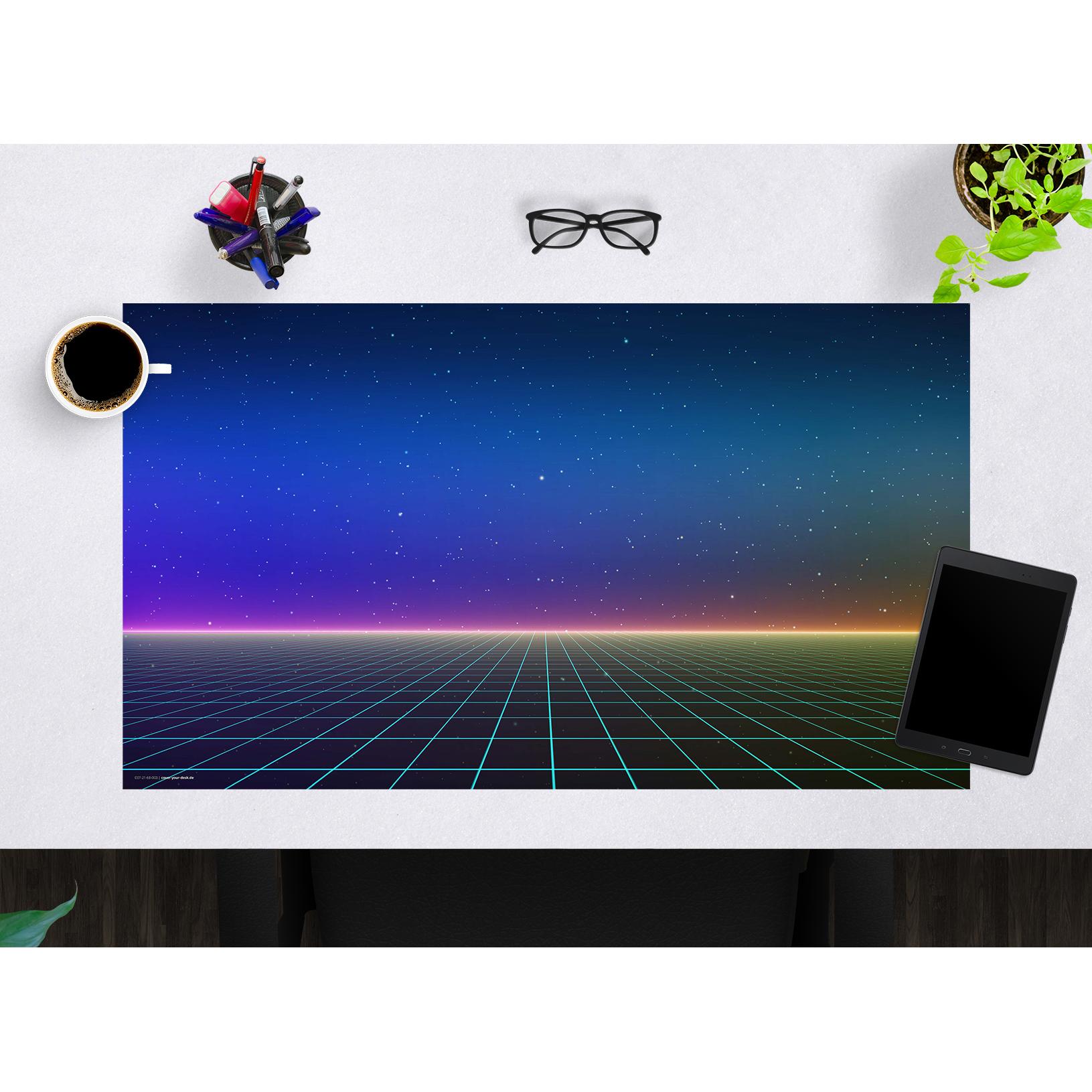 Thumbnail - CoverYourDesk, Unterlage, Schreibtischunterlage Retro Synthwave