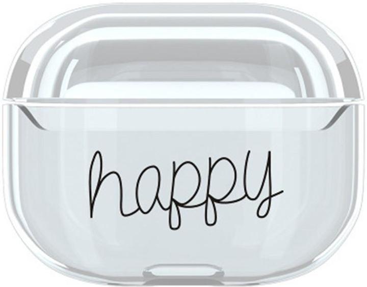 PhoneLook Coque Pro transparent Happy (Manchon pour casque d'écoute)
