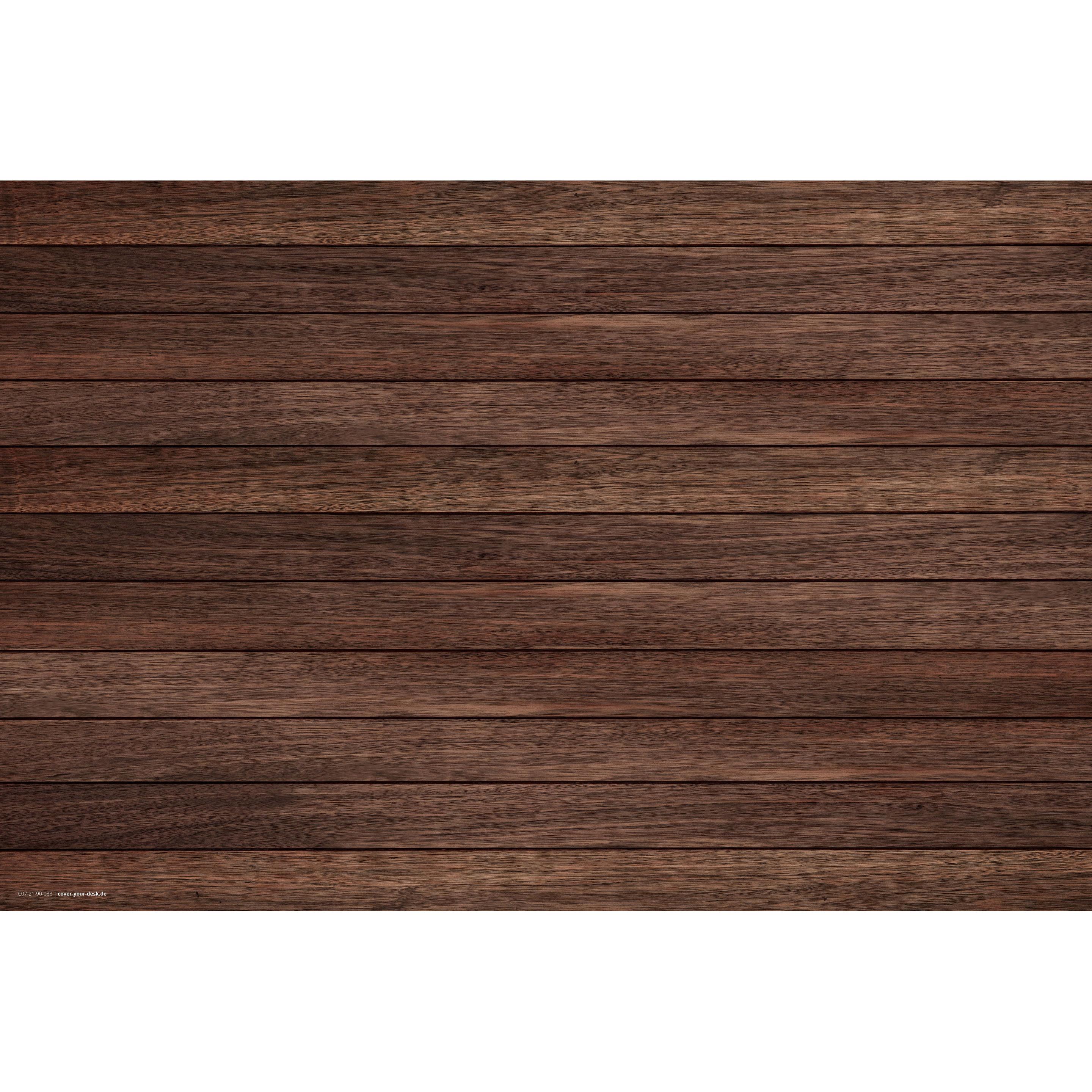 CoverYourDesk, Unterlage, Schreibtischunterlage Braune Holzbretter