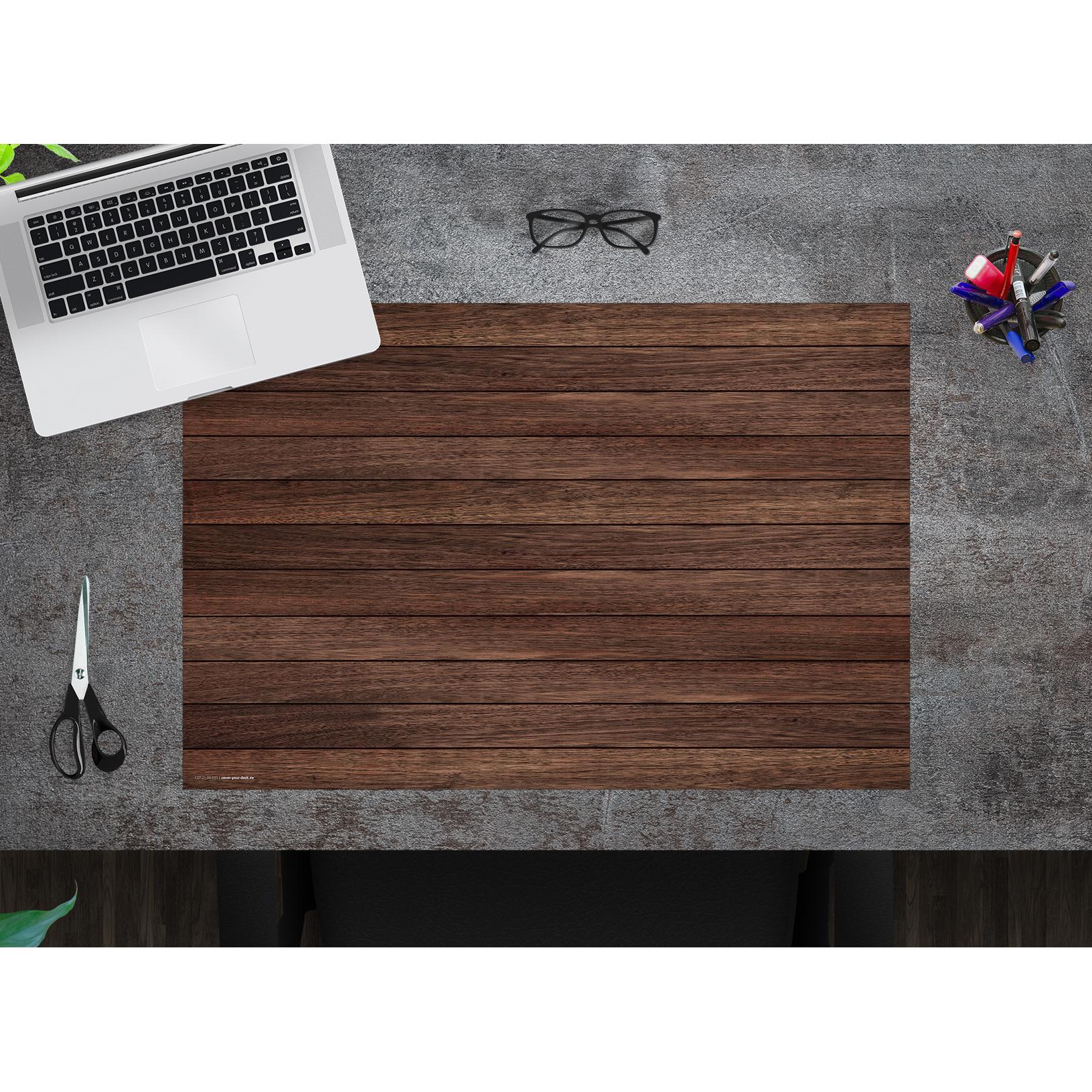 Thumbnail - CoverYourDesk, Unterlage, Schreibtischunterlage Braune Holzbretter