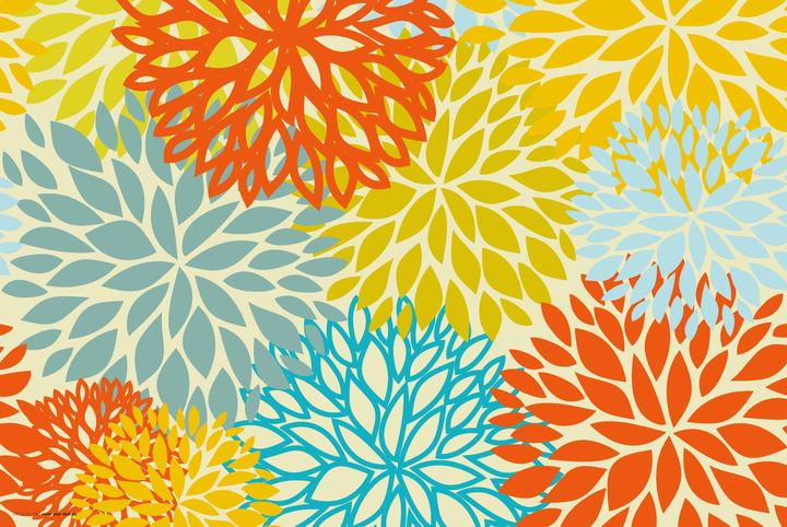CoverYourDesk Colourful dandelion