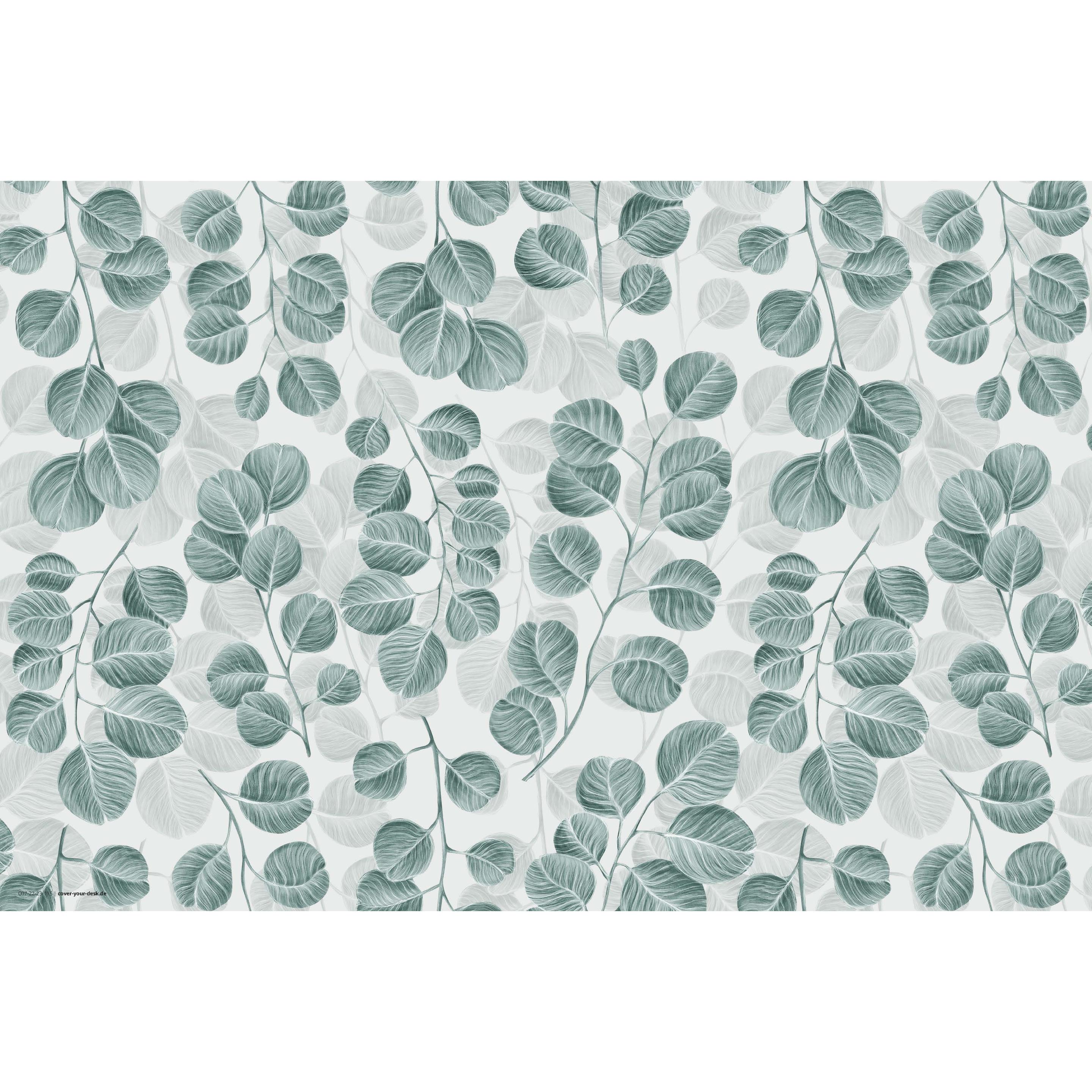 CoverYourDesk, Unterlage, Schreibtischunterlage Eucalyptus Muster