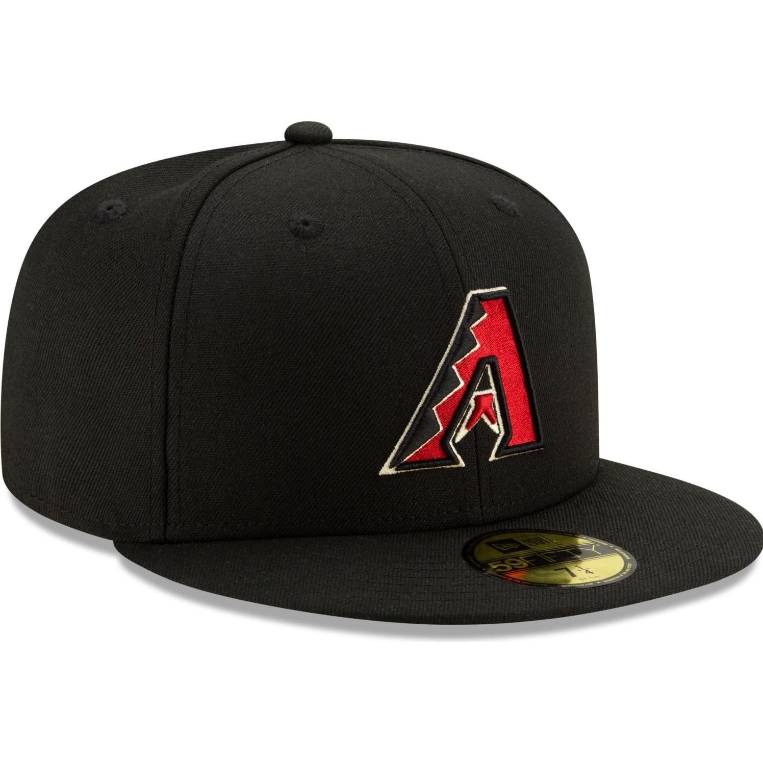 Thumbnail - New Era, Herren, Cap, 59Fifty Authentic Onfield Arizona Diamondbacks, Schwarz, (7 3/8)