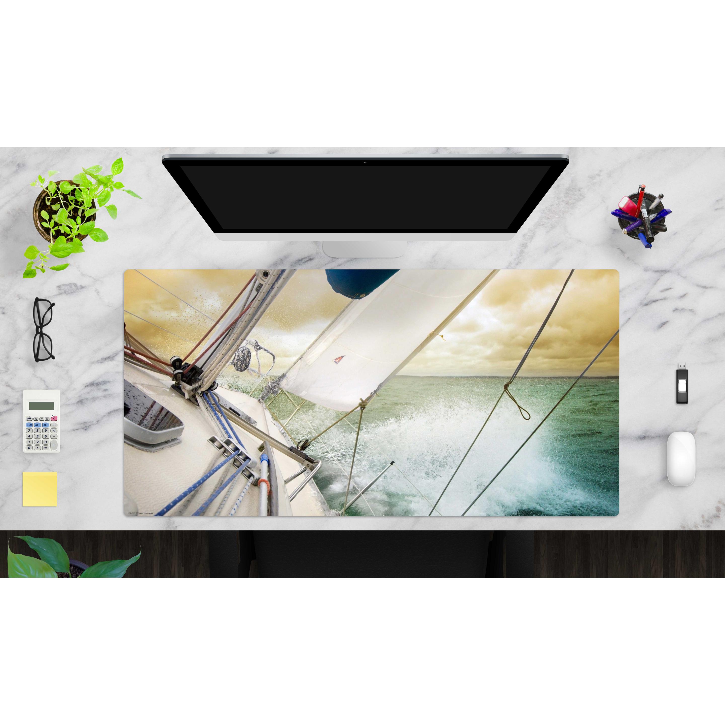 Thumbnail - CoverYourDesk, Unterlage, Schreibtischunterlage Regatta-Segelboot