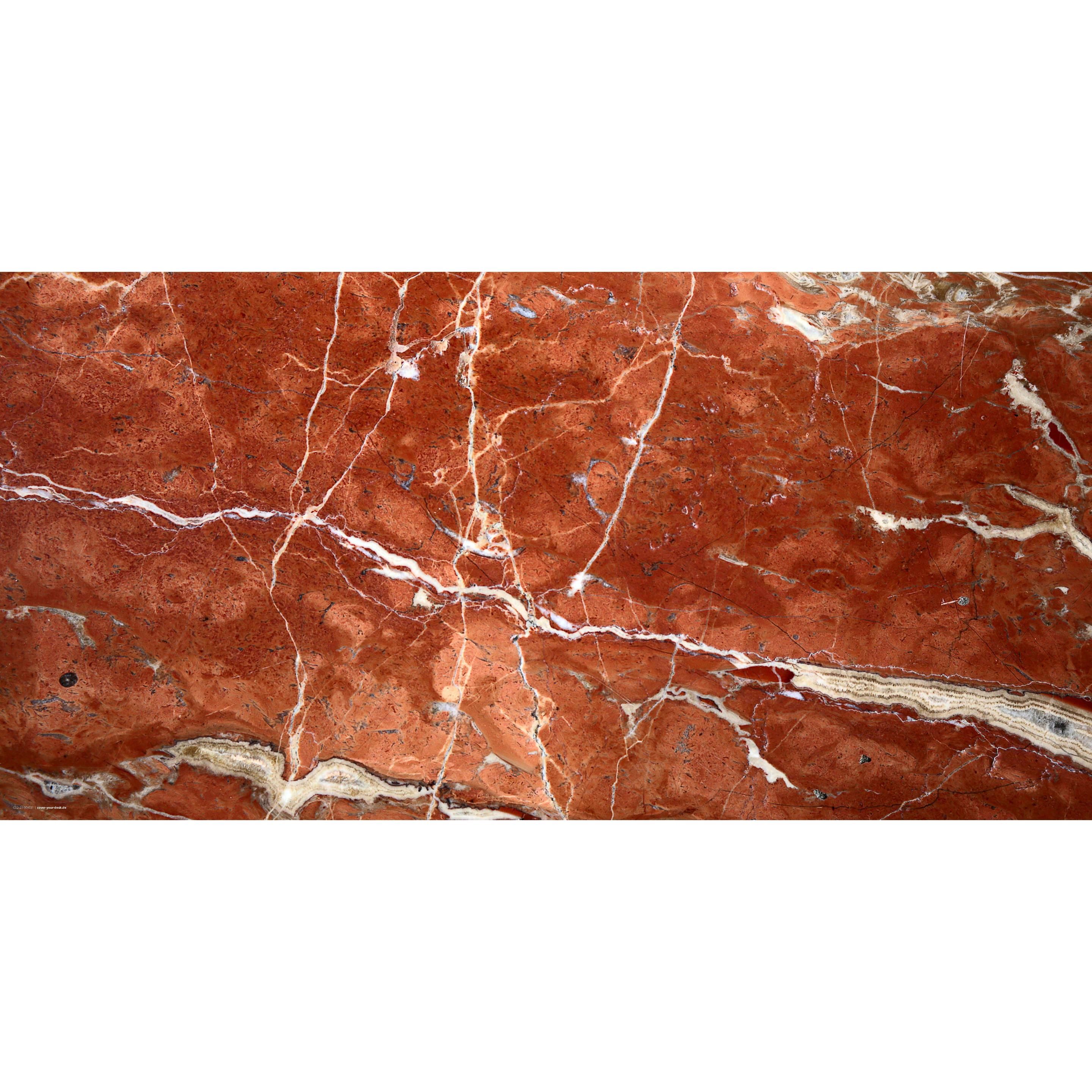 CoverYourDesk, Unterlage, Schreibtischunterlage Roter Marmor