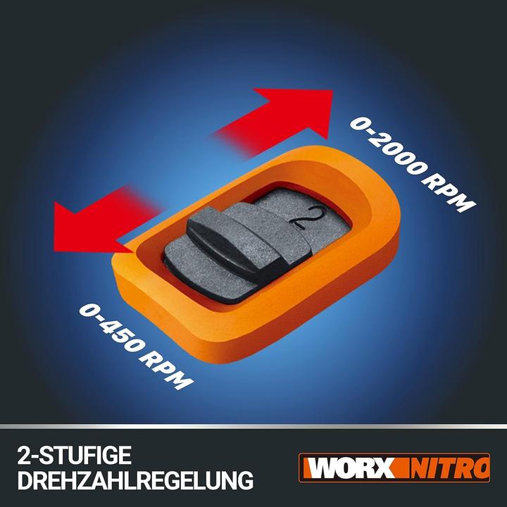 Actual product image Worx Cordless drill screwdriver 20V WX102.9