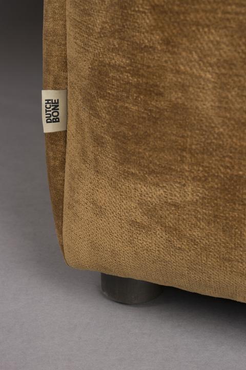 Produktbild Dutchbone Sofa Hackman 4,5-Seater Velours Cognac