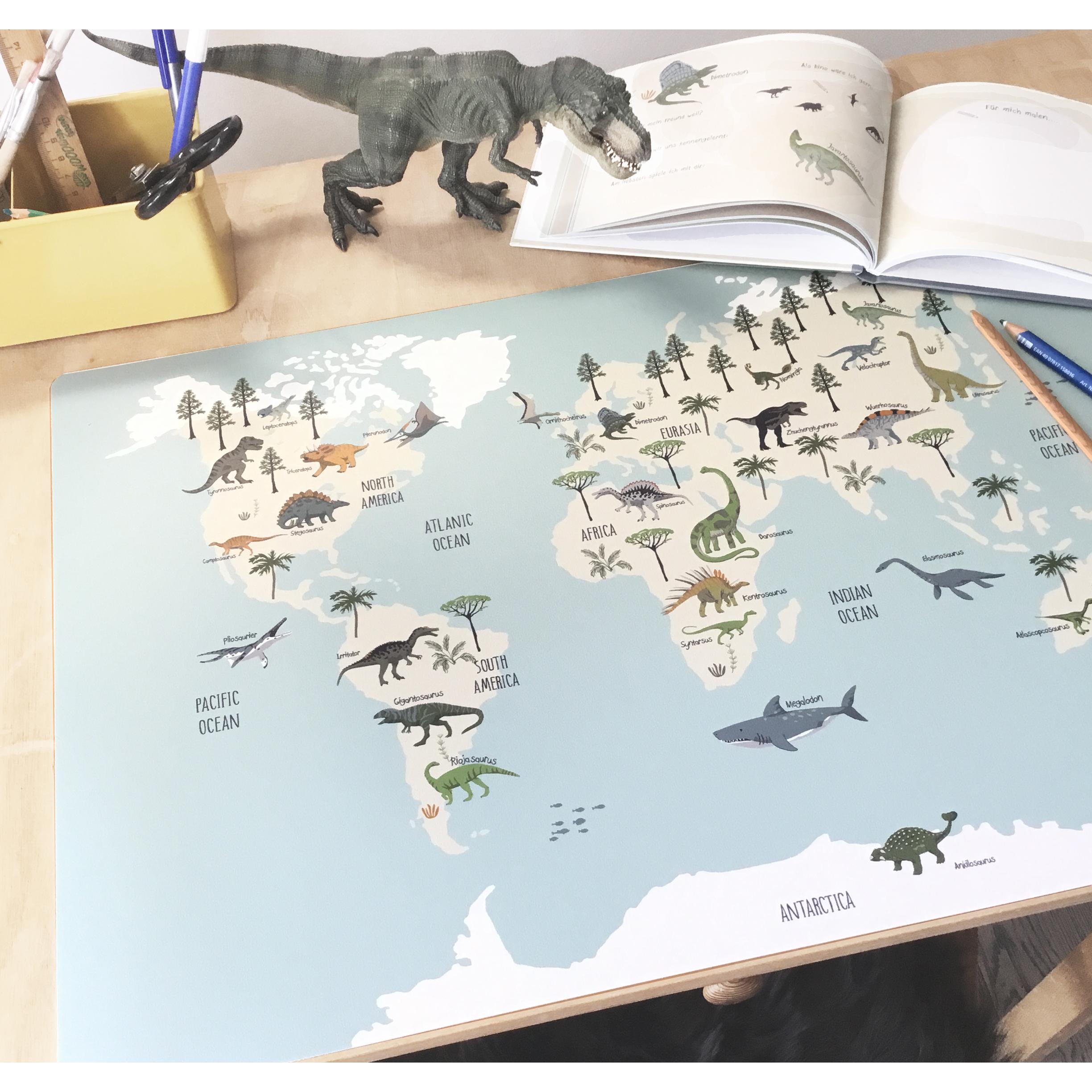 Thumbnail - CoverYourDesk, Unterlage, Schreibtischunterlage Dinosaurier ABC