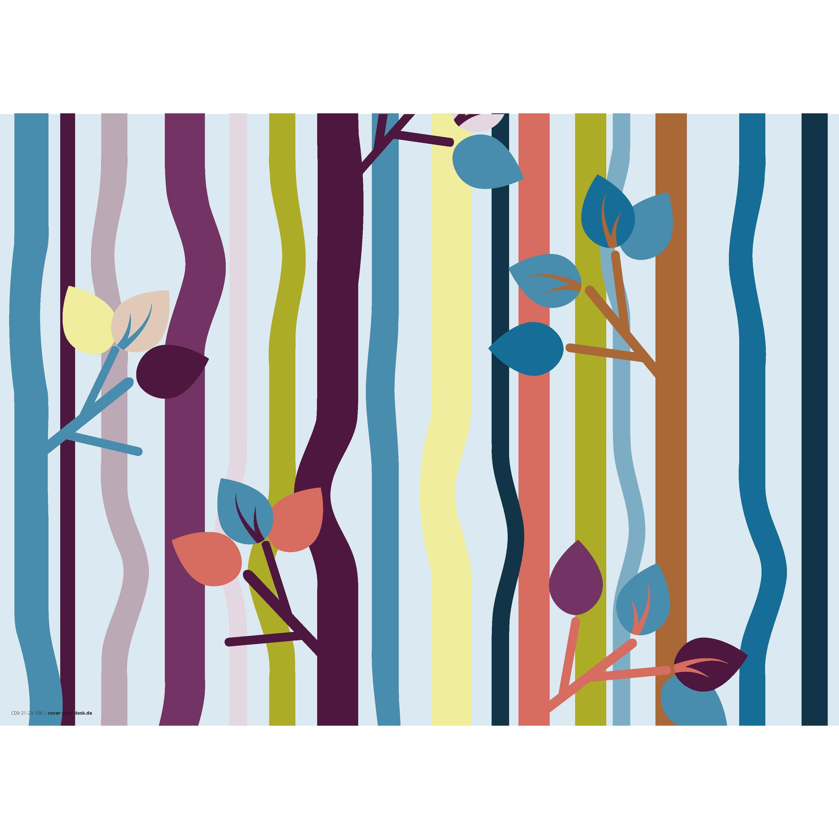 Thumbnail - CoverYourDesk, Tischset, Tischset Verspieltes Waldmuster