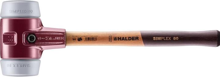 Actual product image Simplex Soft-face mallet with TE housing and wooden handle, Ø 80, TPE-mid