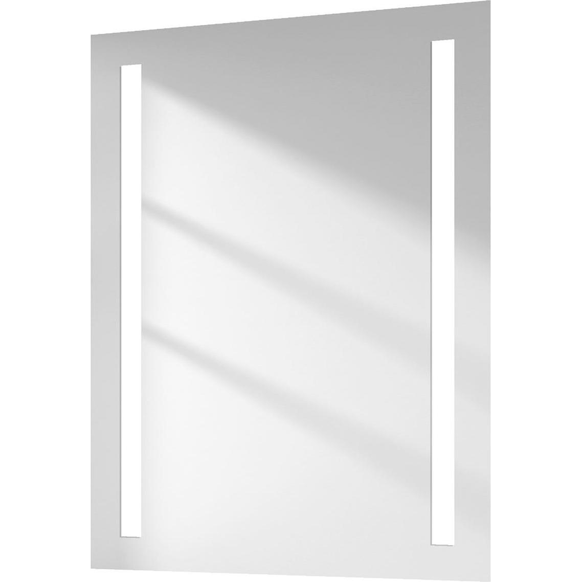 Emke, Spiegelschrank, Badspiegel mit Beleuchtung 60*80cm, Kaltweiss6500K, Dimmbar, Wand Schalter (80 x 60 cm)