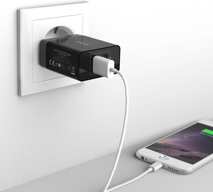 Productafbeelding Anker 2-poorts USB-lader (24 W)