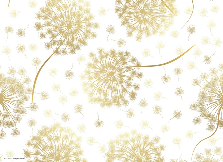 Produktbild CoverYourDesk Tischset Goldene Pusteblume