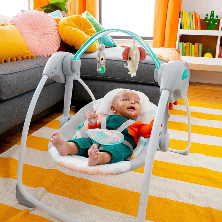 Immagine prodotto Bright Starts Altalena portatile - Elefante e scimmia